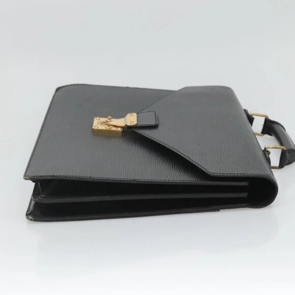 LOUIS VUITTON Epi Serviette Conseiller Business Bag Black - Picture 4 of 16